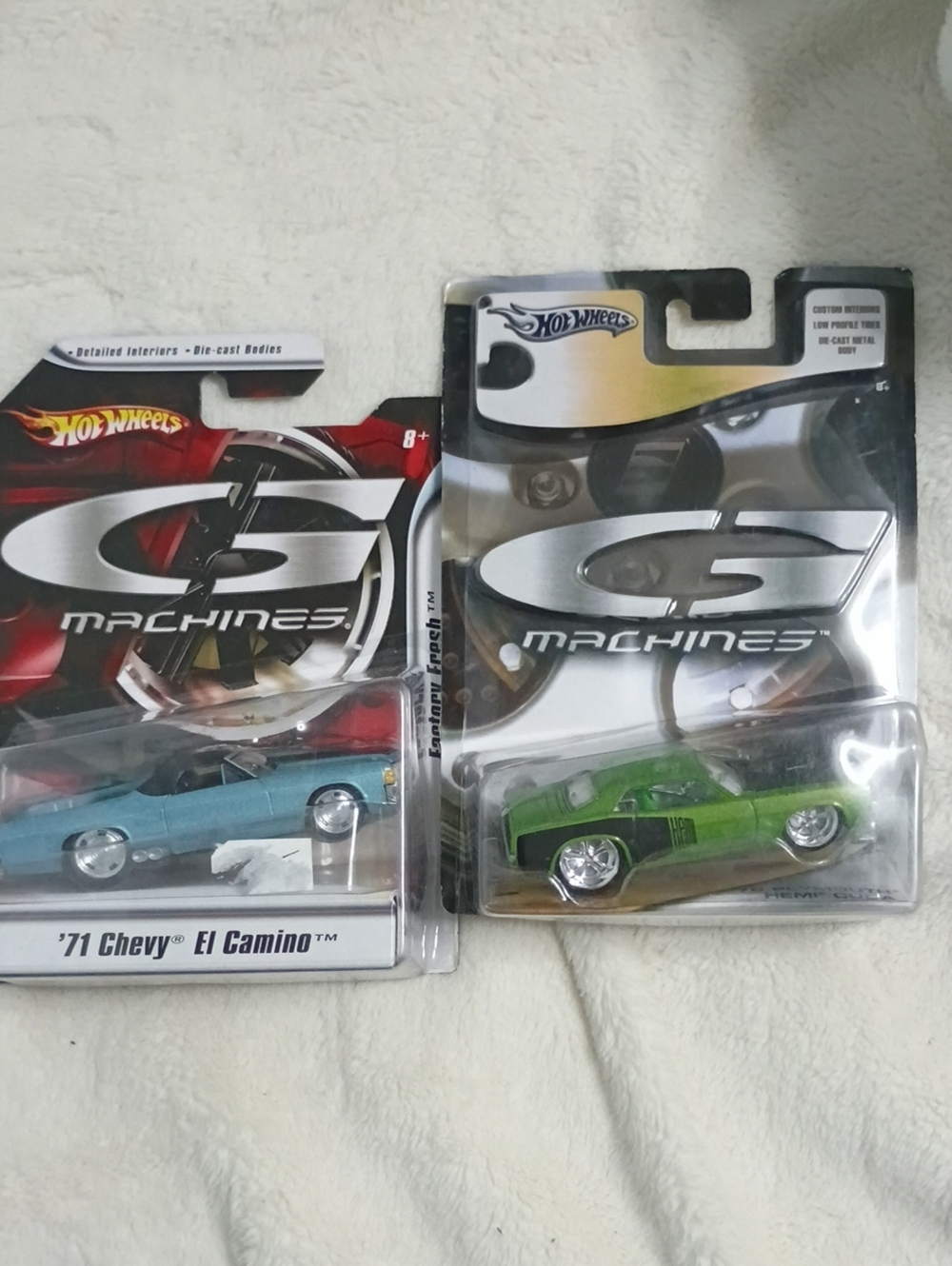 Hot Wheels G Machines '71 Chevy El Camino Toy Car - Blue & Green